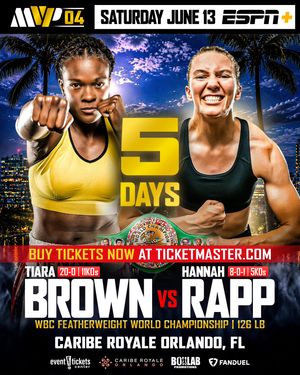 Image post by @tiarabrownboxing on Instagram