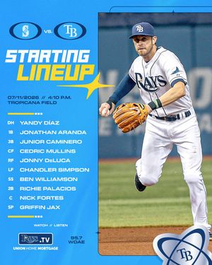 Image post by @RaysBaseball on Twitter