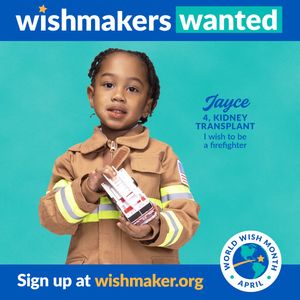 Image post by @MakeAWish on Twitter