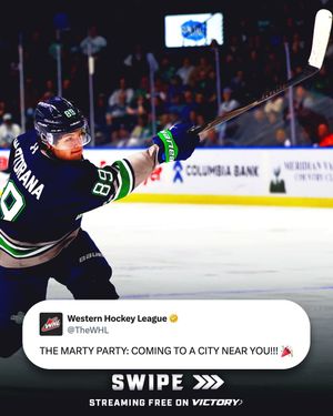 Image post by @westernhockeyleague on Instagram