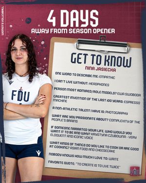 Image post by @FDUKnightsWVB on Twitter