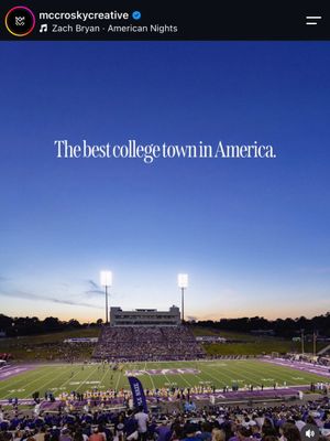 Image post by @sfa_athletics on Instagram