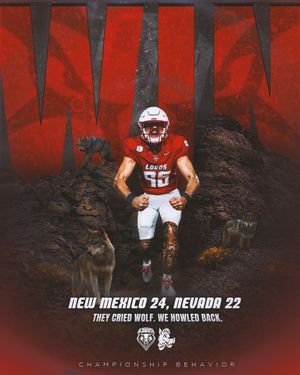Image post by @UNMLoboFB on Twitter