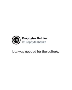 Image post by @prophytesbelike on Instagram