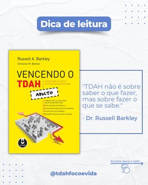 Image post by @tdahfocoevida on Instagram