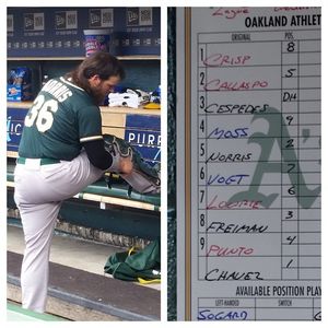 Image post by @athletics on Instagram