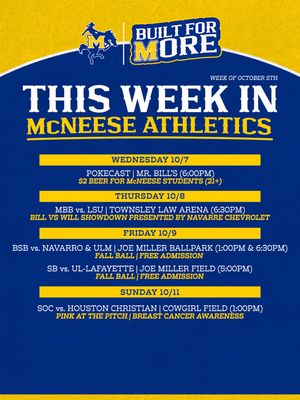 Image post by @mcneesesports on Instagram