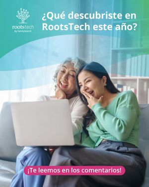 Image post by @familysearchesp on Instagram