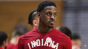 Image post by @IndianaMBB on Twitter