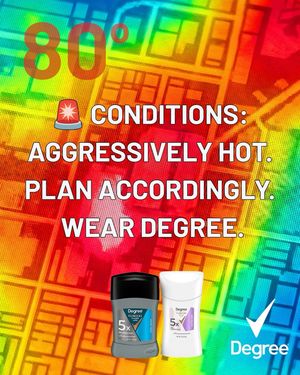 Image post by @degree on Instagram