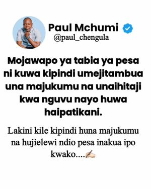 Image post by @paul_mchumi on Instagram