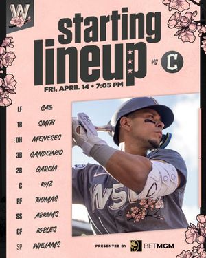 Image post by @Nationals on Twitter/X