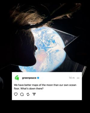 Image post by @greenpeace on Instagram