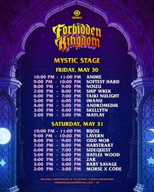 Image post by @forbiddenkingdomfest on Instagram