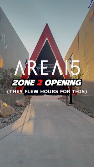 Video post by @AREA15LasVegas on Facebook
