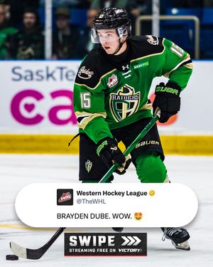 Image post by @westernhockeyleague on Instagram
