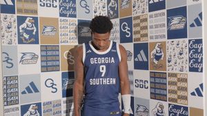Video post by @GSAthletics_MBB on Twitter