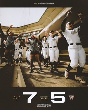 Image post by @purduesoftball on Instagram
