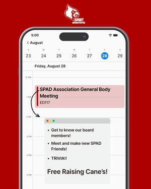 Image post by @uofl_spad on Instagram