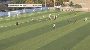 Video post by @NCAASoccer on Twitter/X