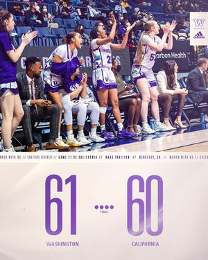Image post by @uw_wbb on Instagram