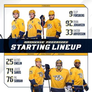Image post by @predsnhl on Instagram