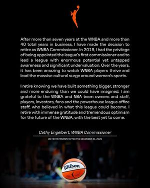 Image post by @wnba on Instagram