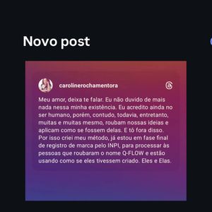 Image post by @carolinerochamentora on Instagram