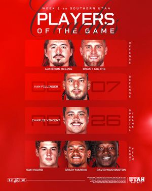 Image post by @Utah_Football on Twitter