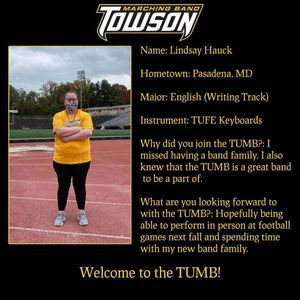 Image post by @towsonband on Instagram