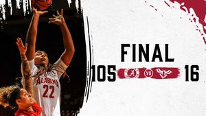 Image post by @AlabamaWBB on Twitter