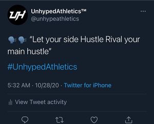 Image post by @unhypedathletics on Instagram