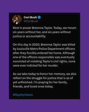 Image post by @coribush on Instagram