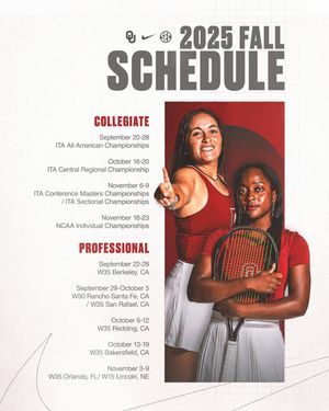 Image post by @ou_wtennis on Instagram