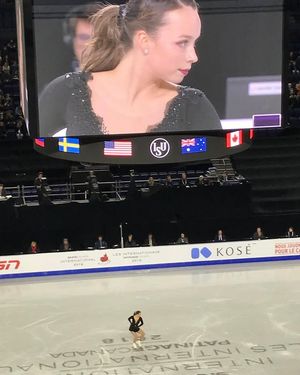 Image post by @patinageqc on Facebook