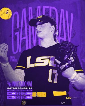 Image post by @LSUsoftball on Twitter