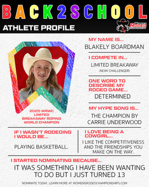 Image post by @womensrodeo on Instagram