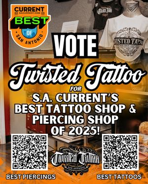 Image post by @twistedtattootx on Instagram