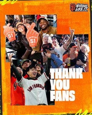 Image post by @SFGiants on Twitter/X