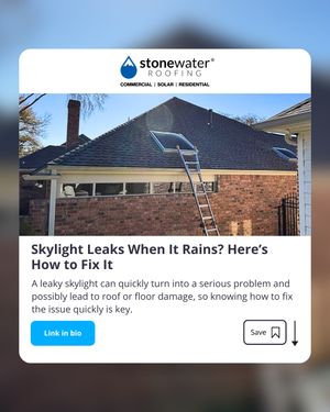 Image post by @stonewaterroofing on Instagram
