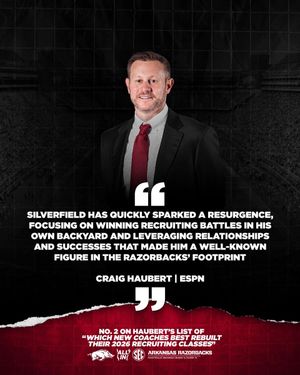 Image post by @RazorbackFB on Twitter
