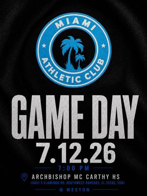 Image post by @miamiathleticclub2022 on Instagram