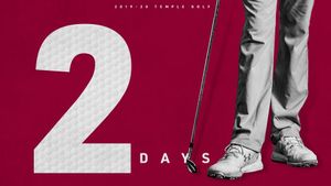 Image post by @TempleMGolf on Facebook