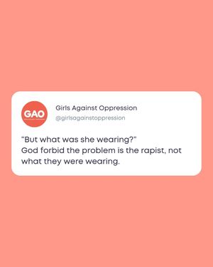 Image post by @girlsagainstoppression on Instagram