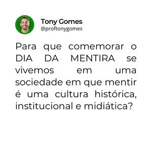 Image post by @proftonygomes on Instagram
