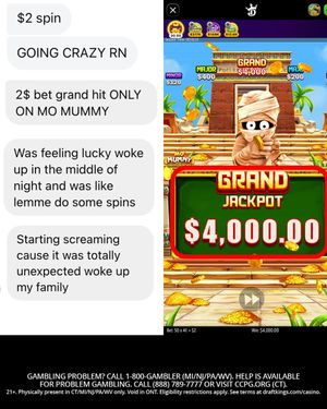 Image post by @DKCasino on Twitter