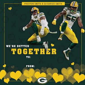 Image post by @packers on Twitter/X