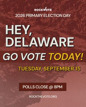 Image post by @rockthevote on Instagram