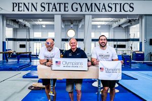 Image post by @PennStateMGYM on Twitter
