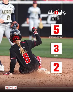 Image post by @ncstatesoftball on Facebook
